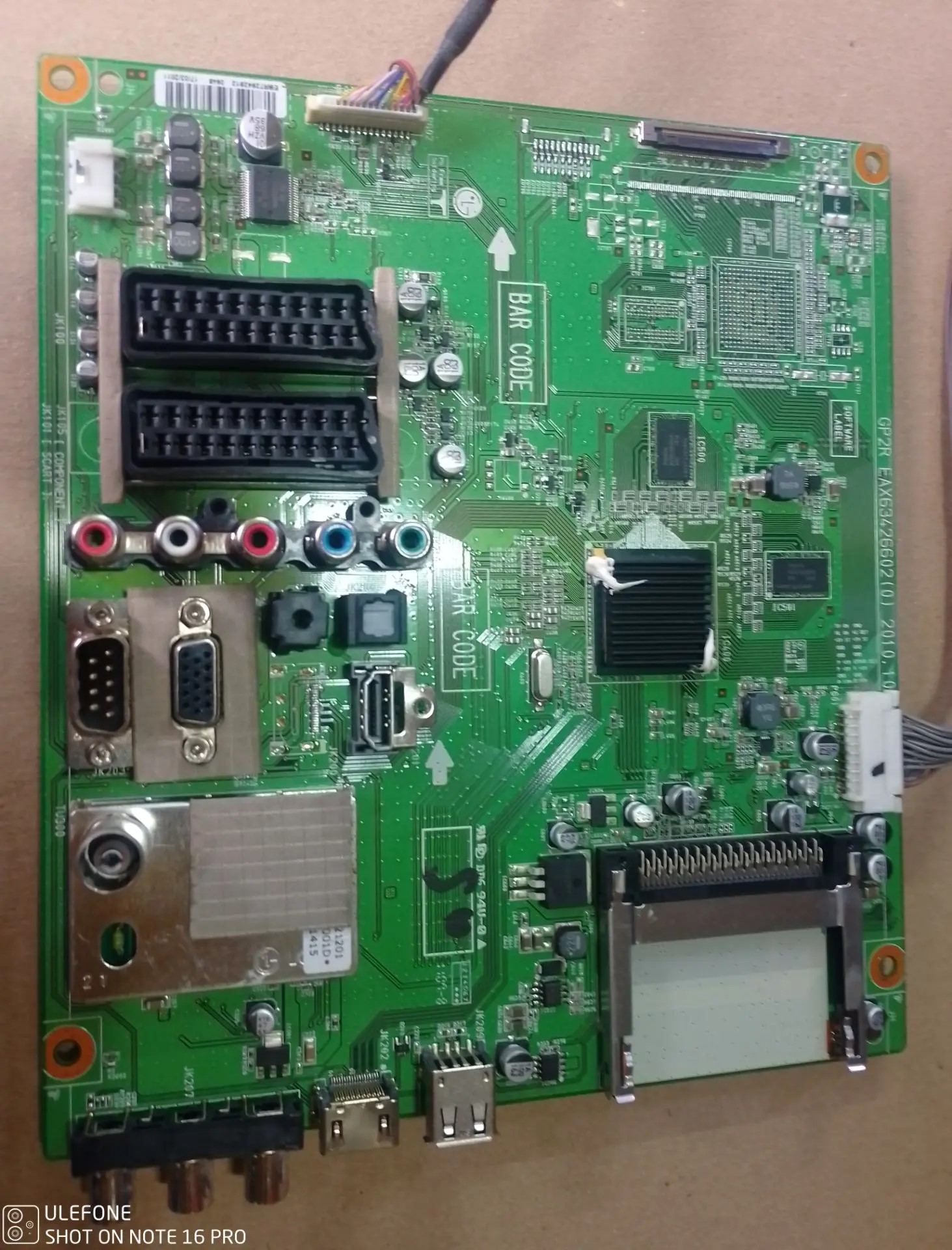 материнская плата EAX 63426602, EBR 72942912, SAA35200517, SAA35481210 (TV LG 42PT350-ZD)